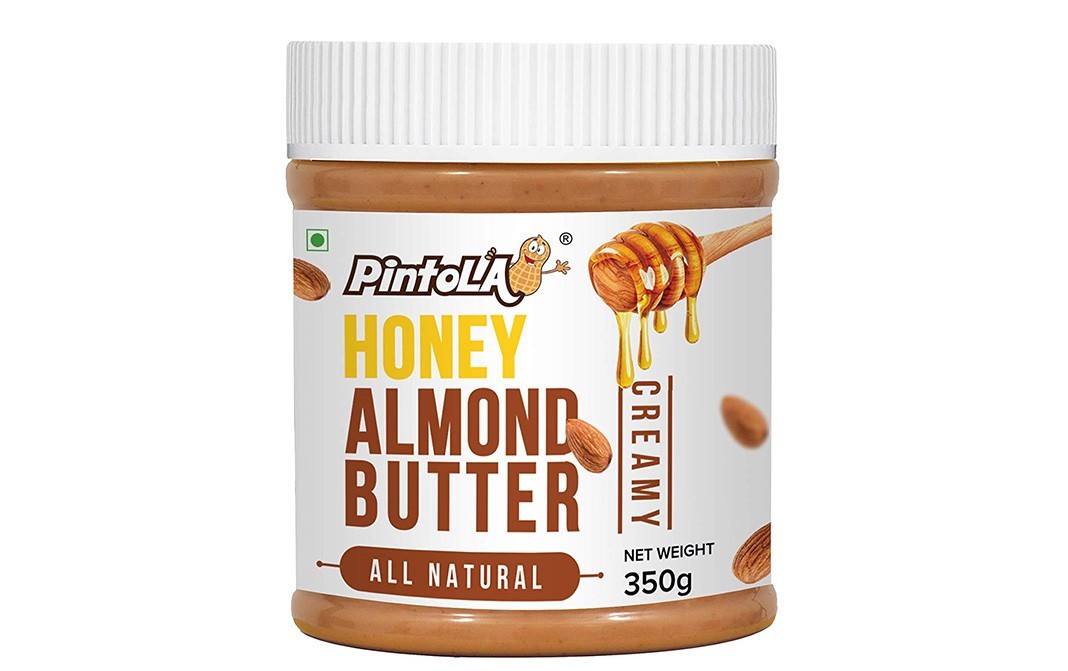 Pintola Honey Almond Butter Creamy All Natural   Jar  350 grams